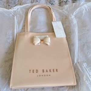 NWT Ted Baker London Small Icon Tote Bag Light Pink